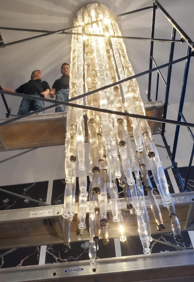 completed installation with the londono brothers