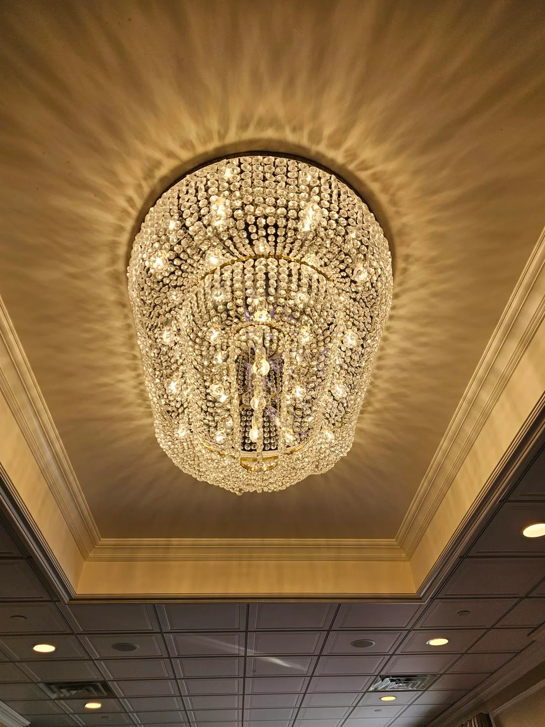 crystal ceiling light fixture