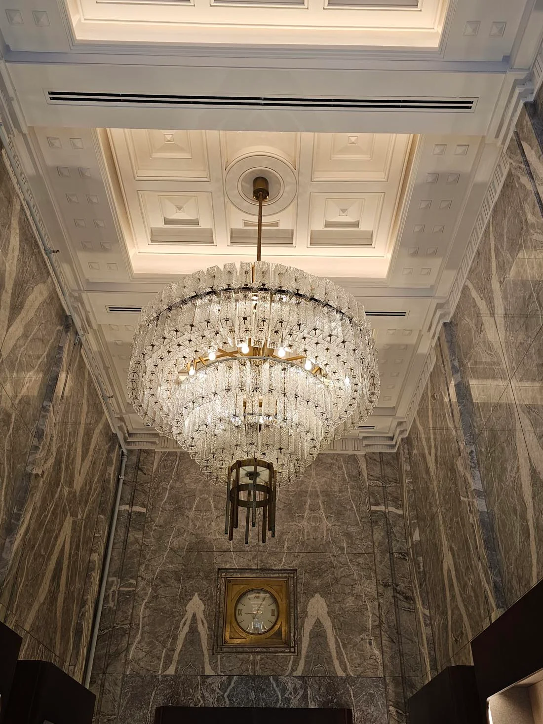 Beautiful large hanging ceiling chandelier