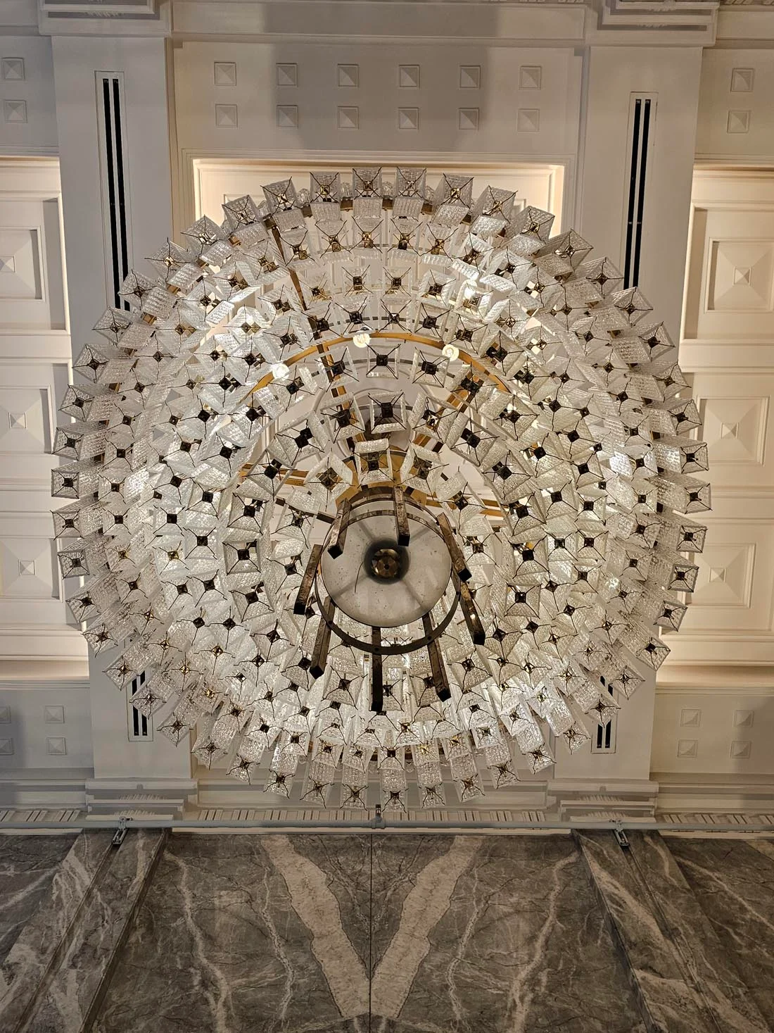 Beautiful large hanging chandelier