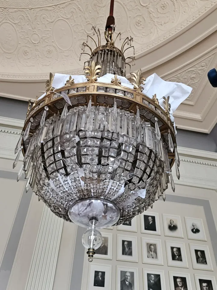 Hartford City Hall Chandelier project