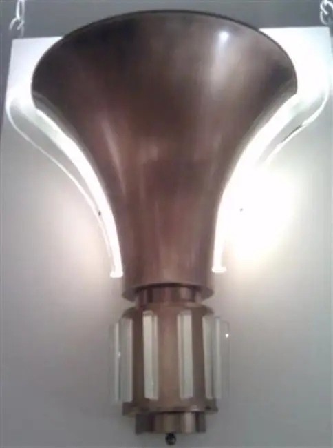 antique brass restoration light sconce