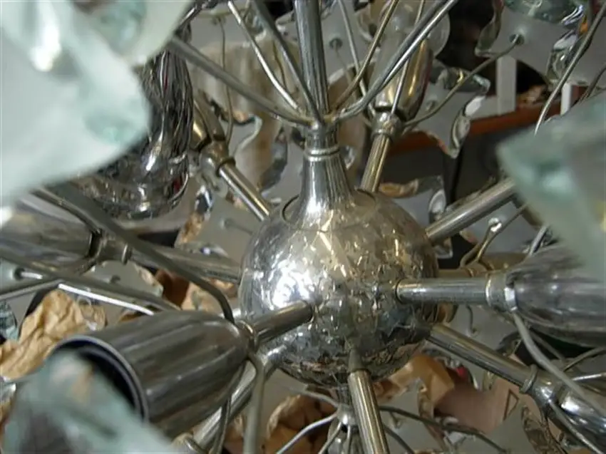 lighting metal restoration before