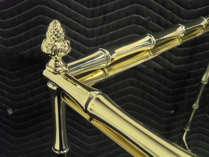 polished brass post project