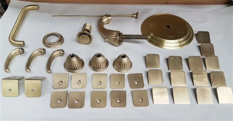 polished satin brass project