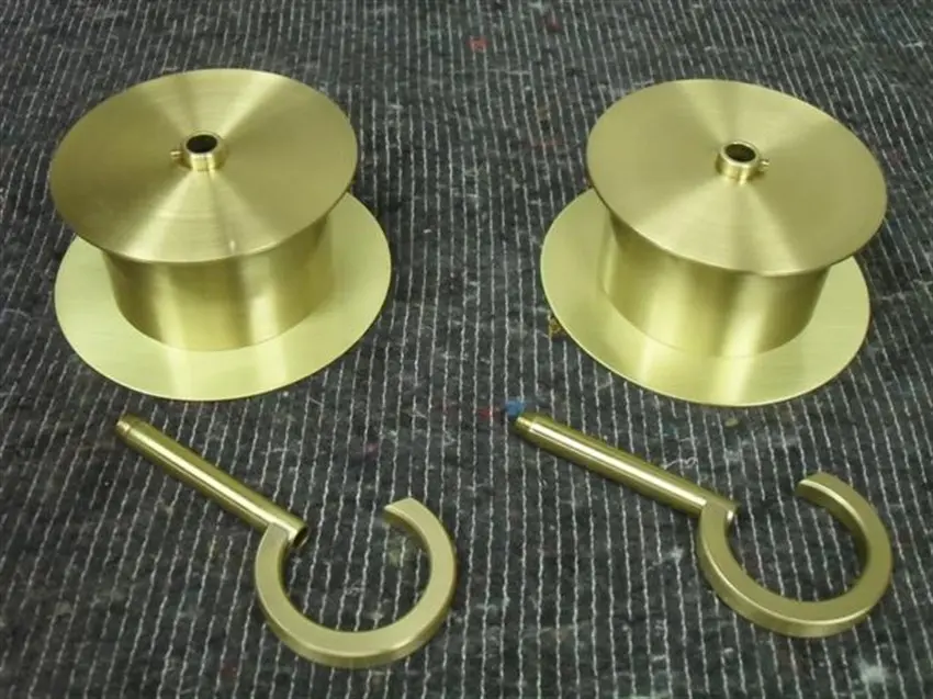 polished satin brass project