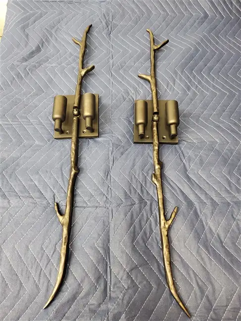 sconce restoration before