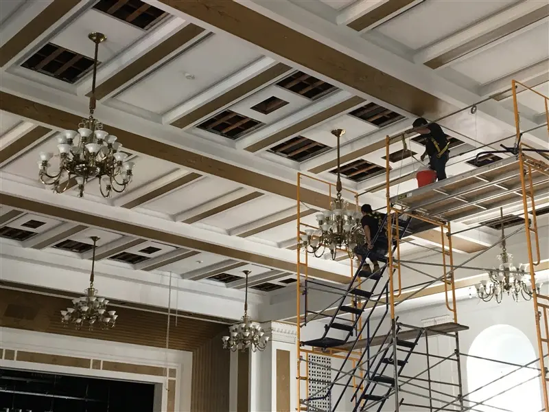 chandelier cleaning process