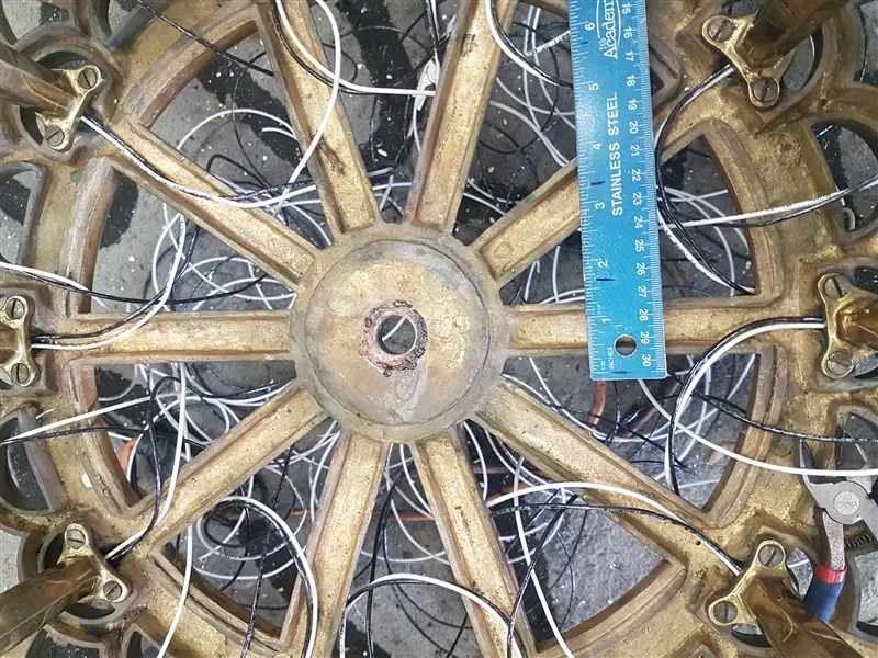 chandelier restoration